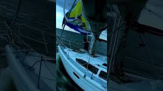 Quick Storm on Galveston Bay shorts sailing [upl. by Sweeney]