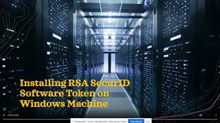 How to install RSA SecurID Software Token on Windows Machine [upl. by Siroval]