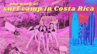 I spent a week at surf camp in Costa Rica total beginner [upl. by Oruntha]