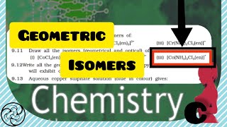 possible geometric Isomers of CoNH32Cl2en Coordination compoundchemistrygirl9215 BAmaam [upl. by Limbert940]