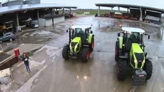 Claas Axion 830 amp Arion 530 [upl. by Elbert542]