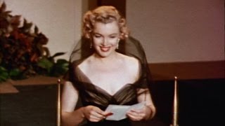 Marilyn Monroe Presents Sound Recording 1951 Oscars [upl. by Nyrahs361]