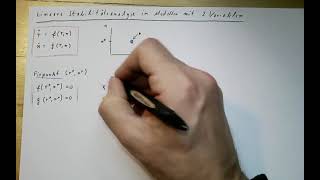 Mathematische Modellierung 1 Teil 47 Linearisierung eines Modells mit zwei Variablen [upl. by Wailoo]