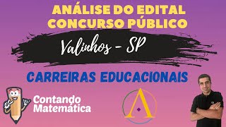 Análise do Edital de Valinhos 2024  AVANÇA SP [upl. by Essy402]