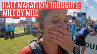 Thoughts Of A HALF Marathon Runner Mile by Mile  Great North Run 2019 [upl. by Shane]