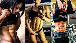 The Most Sculptured Female Abs in the World  Kessia Mirellys IFBB Pro [upl. by Atteve]