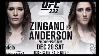 Megan Anderson vs Cat Zingano Highlights Review UFC 232 Zingano Could Be Blind [upl. by Neils]