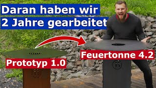 Wir haben den besten Feuerplattengrill  Feuertonne der Welt entwickelt [upl. by Enoved]