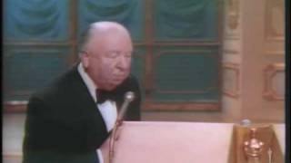 Alfred Hitchcock receiving the Irving G Thalberg Memorial Award [upl. by Morez]