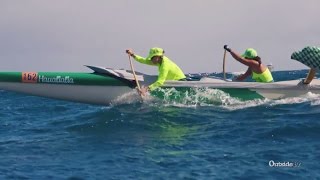 Pailolo Challenge Outrigger Race  In the Zone [upl. by Tennos]