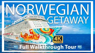 Norwegian Getaway  Full Walkthrough Ship Tour  NEW TOUR 2022  Full HD Quality [upl. by Haim]