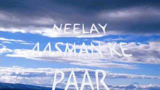 Neelae aasman with lyrics [upl. by Zaob839]