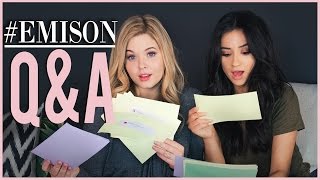 Emison QampA Pt 1 with Sasha Pieterse  Shay Talk [upl. by Harle]