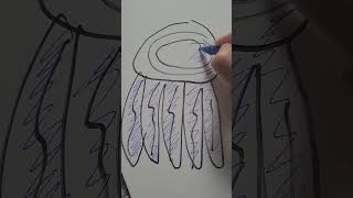 how to draw jellyfish drawing version section selection pattern moment page layer layout process new [upl. by Ruphina]