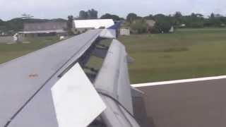 Solomon Airlines A320 Landing in Honiara Solomon Islands [upl. by Pattison]