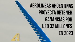 Aerolíneas Argentinas proyecta obtener ganancias por USD 32 millones en 2023 [upl. by Moriyama305]