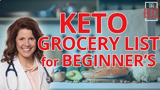 🥑🥩🥚Keto Grocery List for Beginners 🥑🥩🥚 [upl. by Abbottson]