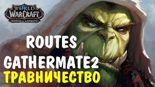 Настройка аддонов GatherMate2 и Routes для травничества [upl. by Viradis]