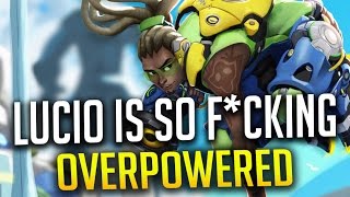 DSPSTANKY TRIES THE NEW LUCIO BUFF SO FCKING OP FASTER THAN TRACER [upl. by Arbrab71]