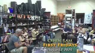 First Friday Open Jam Night  August 2 2024  Munson Music  Newberry SC [upl. by Noella]