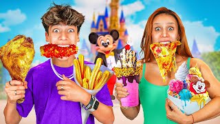 Eating Only DISNEYLAND Food for 24 Hours [upl. by Bolte]