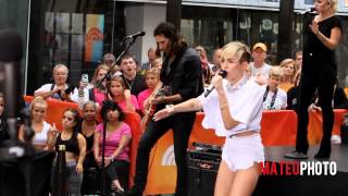 Miley Cyrus quotWrecking Ballquot live on The Today Show [upl. by Icak442]