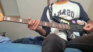 Treacherous Doctor  Wallows Bass Cover [upl. by Annaehs451]