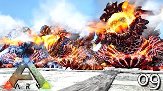 ARK GENESIS  BREEDING THE MAGMASAUR LAVA LIZARD ARMY  ARK SURVIVAL EVOLVED E09 [upl. by Ilac]