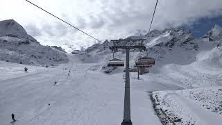 Skifahren im Oktober auf dem SubaiGletscher [upl. by Dewey]