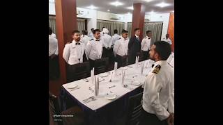 Dining Rules and Etiquette for Indian Navy Submariners navy motivation [upl. by Lebasile64]