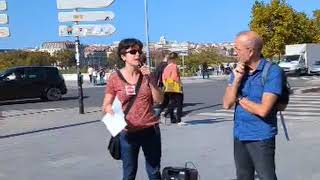 Intervention dAdèle Kopff au rassemblement pour la paix à Lyon [upl. by Ziom]