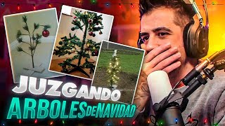 JUZGANDO LOS ÁRBOLES DE NAVIDAD DE MIS SUSCRIPTORES [upl. by Enylecoj]