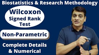 Part 1 Wilcoxon Signed Rank Test  Non Parametric Test  Biostatistics amp Research Methodology [upl. by Barthelemy616]