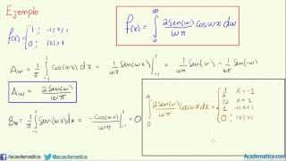 Integral de fourier  Ejemplo 1 HD [upl. by Shel320]