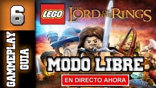 Lego El Señor de Los Anillos Guia  Walkthrough  Modo Libre  Parte 6 quotEl Paso de Caradhrasquot [upl. by Nosrak]