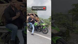 Share with you’re Bestie❤️ shorts motovlog bikeride uk07 [upl. by Anwahsit90]