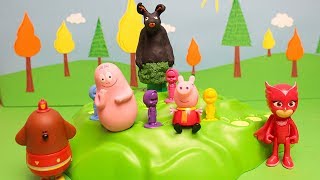 SALVA BING  Barbapapà e Gufetta sfidano Duggee e Peppa Pig Challenge [upl. by Eelyak]