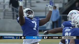 MTSU Football vs FIU highlights – 111123 [upl. by Durward]