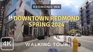 Downtown Redmond WA Has Changed So Much Spring 2024  Walking Tour [upl. by Itra]