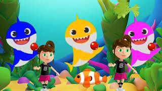 Tiny Ocean Baby shark Rhymes  Baby shark doo doo doo Song  Kids entertainment video  Kids Time [upl. by Linoel51]