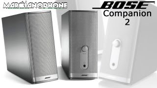 Unboxing amp Review Bocinas Bose Companion 2 Speakers [upl. by Euhsoj]