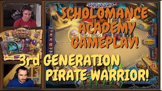 Scholomance Academy Gameplay 3rd generation Pirate Warrior [upl. by Llewoh]