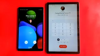 Samsung Tab A7 Lite VS Advan Tab VX Lite incomingcallsAndroid 1213 [upl. by Amend]