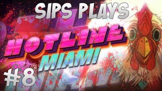 Sips Plays Hotline Miami  Part 8  Hells Health Spa [upl. by Erapsag]