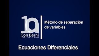 Método de separación de variables [upl. by Farny767]