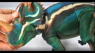 Beasts of the Mesozoic Centrosaurus preview Dinosaur action figure [upl. by Elleuqram554]