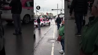 ¡De película Inicia como riña y terminan con los autos destrozados en la Guerrero [upl. by Eloci831]