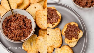 Olive Tapenade Recipe Quick and Easy appetizer recipe [upl. by Hajidak]