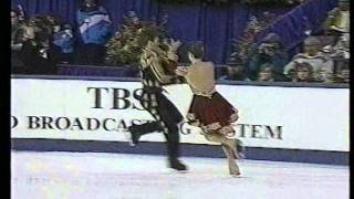 Grishuk amp Platov RUS  1996 World Figure Skating Championships Original Dance [upl. by Arissa40]