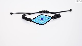 DIYTutorial Evil Eye Bead Bracelet [upl. by Eelime843]